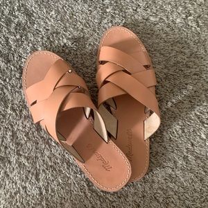 Madewell sandals, size 8